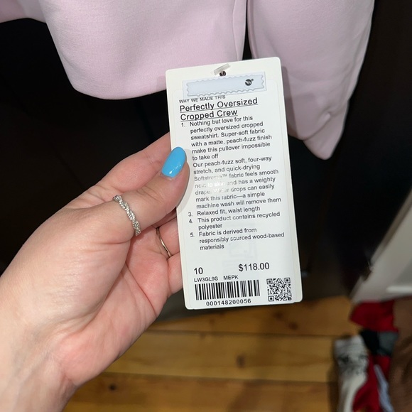 Lululemon pink softstreme crop - Picture 3 of 3